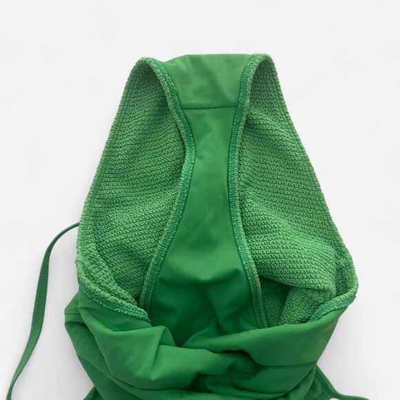 LA Hearts PacSun Scrunched Emerald High-Cut One-Piece Bikini (Size S) 🌿 - Picture 5 of 6